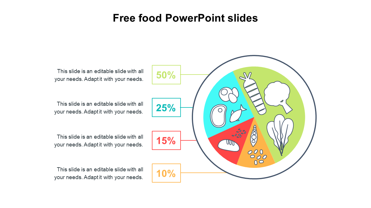 Download Free Food PowerPoint Slides Template Design